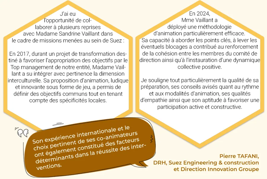 echos-hexa-suez-fr témoignage coaching contexte internationnal beelonging
